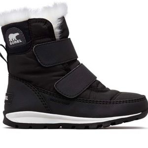 SOREL Toddler Sz 7, Whitney Strap Boot in Black - New in box w/o price tag